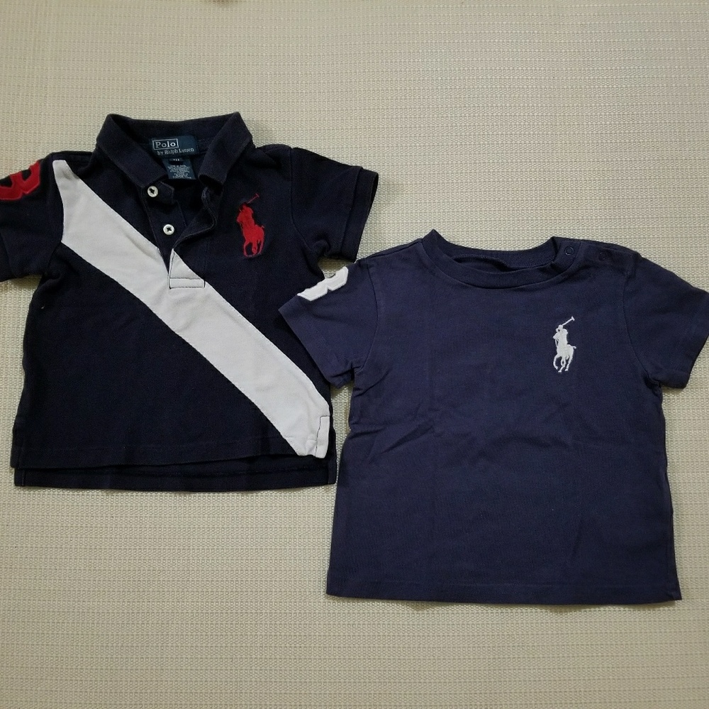 2 Polo Ralph Lauren boy shirts